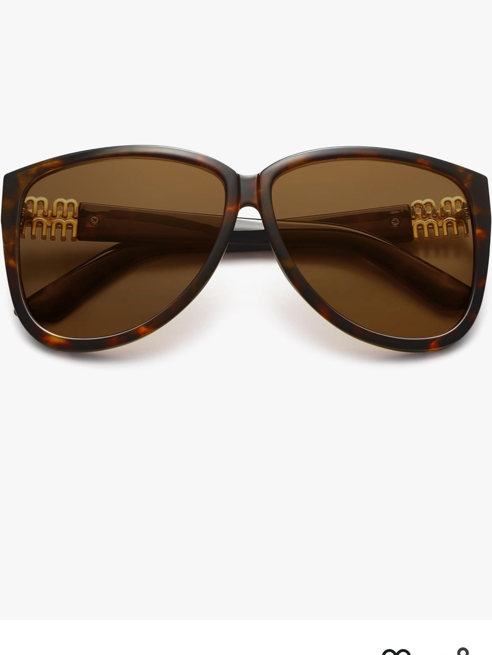 Tortoiseshell Brown Oversized Women’s Sunglasses